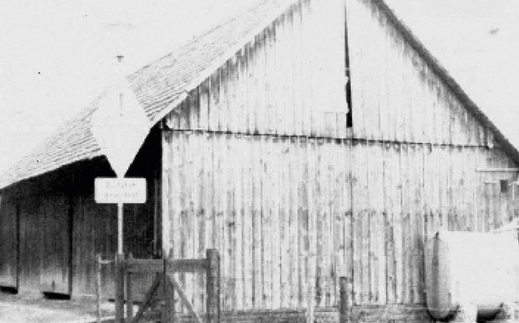 Historisches Gebäude an der Friedhofstraße in Tettnang, Ursprung der Firma Fendt