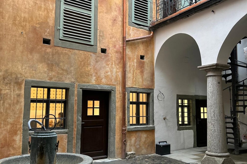 Außenansicht des Stadtmuseum "Cavazzen" in Lindau am Bodensee