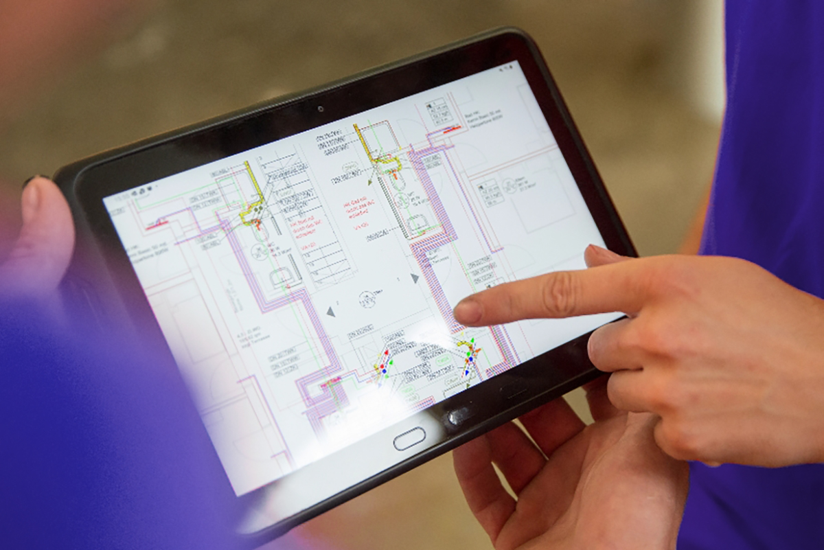 iPad Beratung Haustechnik digital